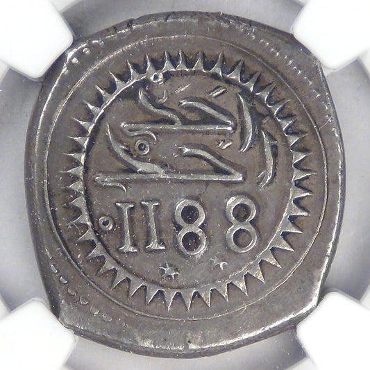 MOROCCO - Kingdom, Sidi Mohammed III, AH1188 (1774) Mitqal, AU-50 NGC