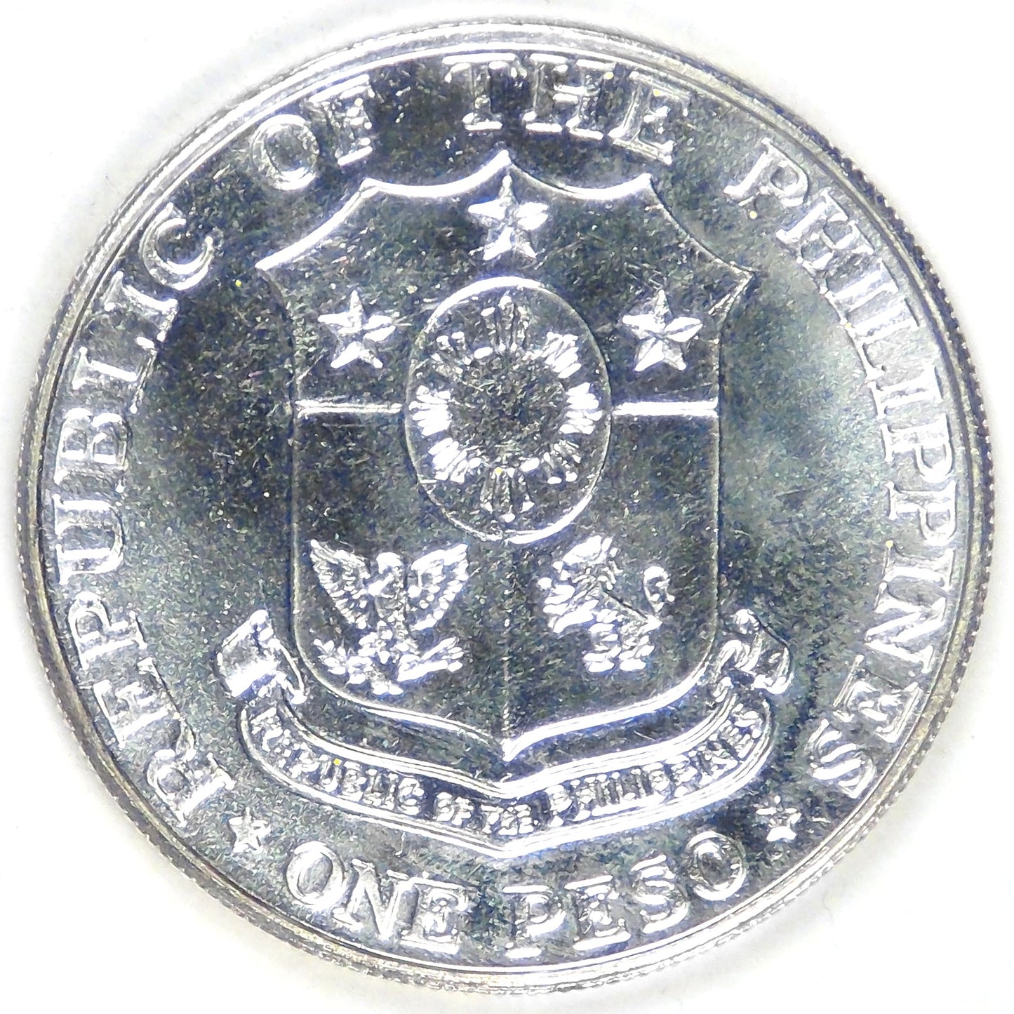 PHILIPPINES - Republic, 1967, Peso, Brilliant Uncirculated