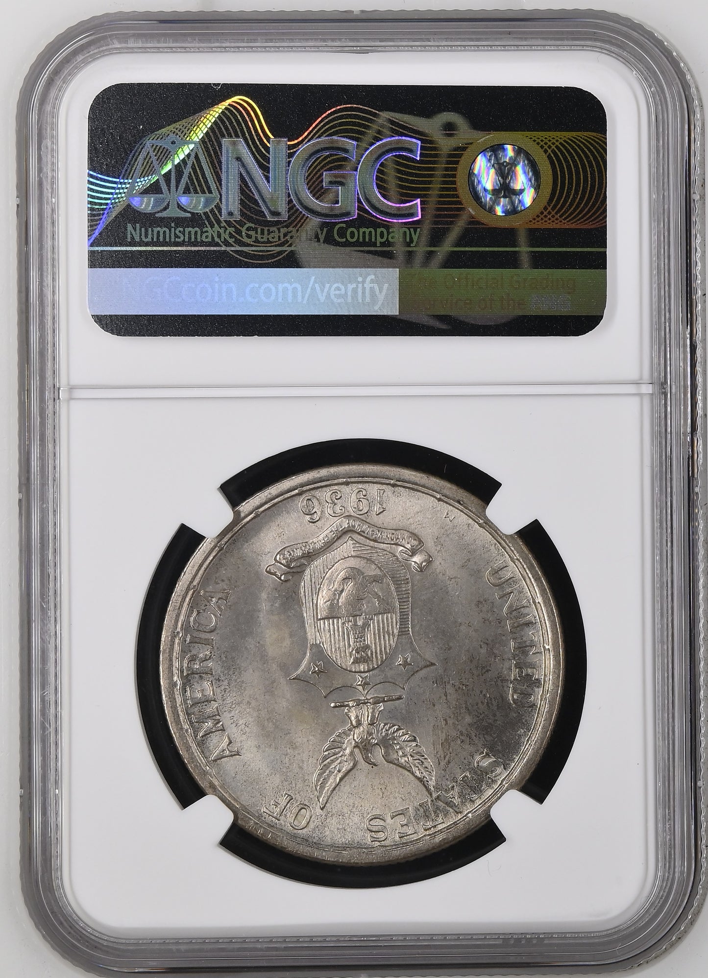 PHILIPPINES- U.S Commonwealth, 1936 M, Peso, MS-65 NGC