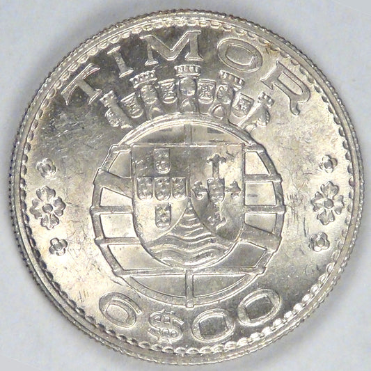 TIMOR - Portuguese Colony, 1958, 6 Escudos, BU / Choice AU